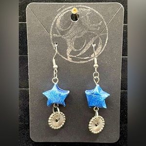 Lucky Little Star origami star earrings LLS16